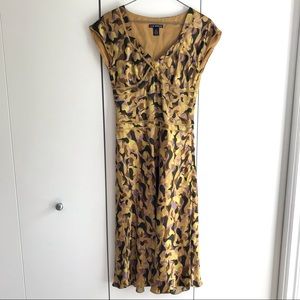 Club Monaco Gold Midi Dress 2
